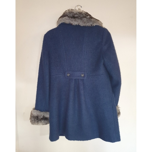 Apt.9  Double Breasted Winter Jacket, Oversized Pea Coat, Small - Picture 2 of 16